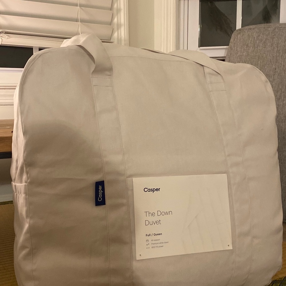 Casper Full Queen Down Duvet Blanket 600 Fill